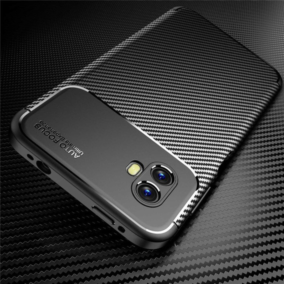 Etui do Samsung Galaxy Xcover 6 Pro - CARBON FIBER - Black