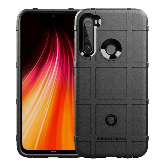 Etui do Xiaomi Redmi Note 8, Rugged Shield, czarne