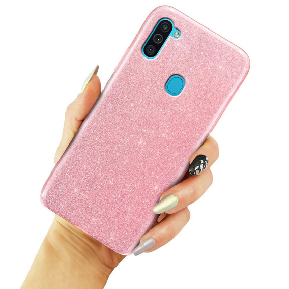 Etui Glitter Case do Samsung Galaxy A11 / M11, Pink