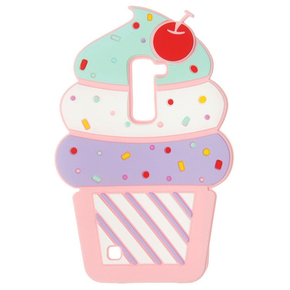 Etui Silikonowe 3D LG K7 - ICE CREAM