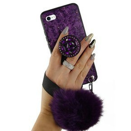 Etui Epoxy Gold iPhone 7/8/SE 2020/SE 2022 - Purple