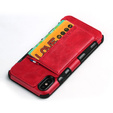 Etui Two Cards Hybrid Case iPhone XS Max 6.5 - Red