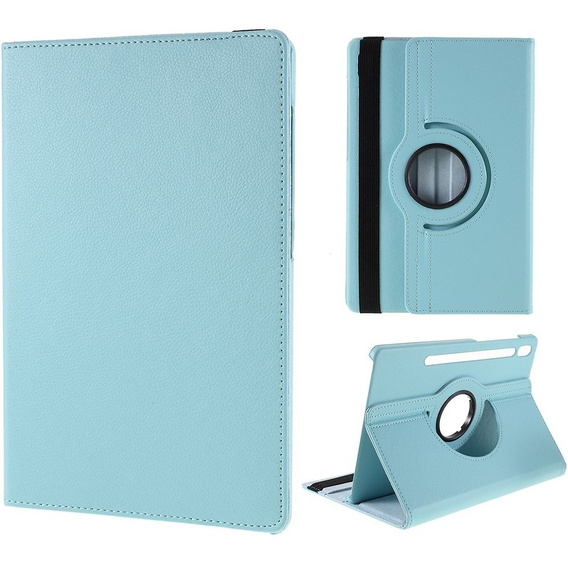 Etui do Samsung Galaxy Tab S9 / S8, Obrotowe 360, niebieskie