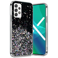 Etui do Samsung Galaxy A32 5G, Glittery, czarne