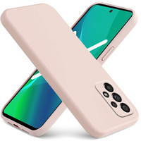 Zestaw Etui Silicone Lite do Samsung Galaxy A53 5G, Różowe + Szkło