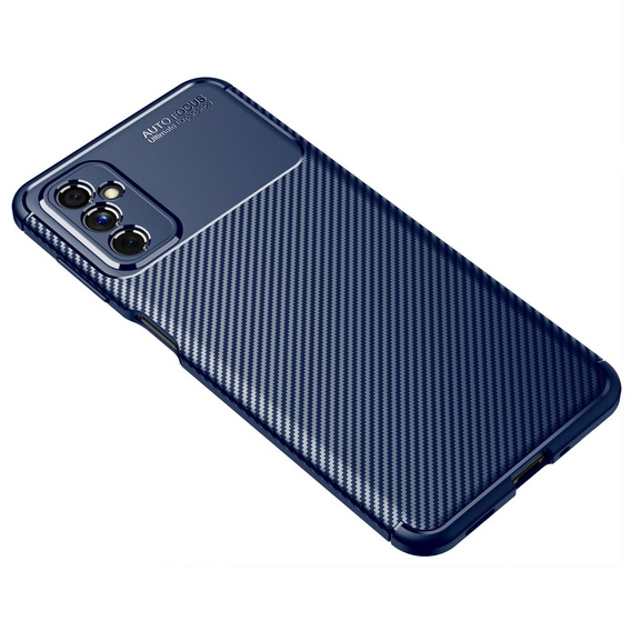 Etui do Samsung Galaxy M52 5G - CARBON FIBER - Blue 