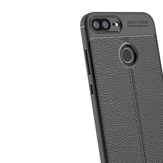 Etui Football Grain TPU Case Huawei Honor 9 Lite - Black