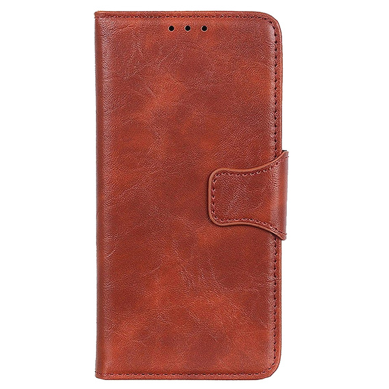 Skórzane Etui Wallet do Samsung Galaxy A13 4G, Brown