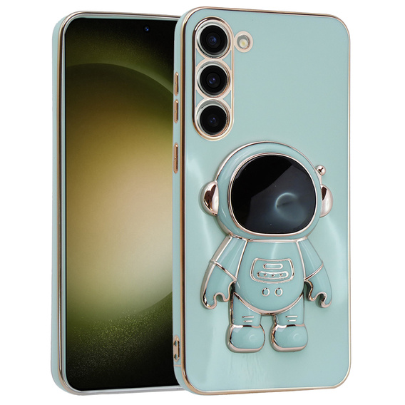 Etui do Samsung Galaxy S23 Plus, Astronaut, zielone