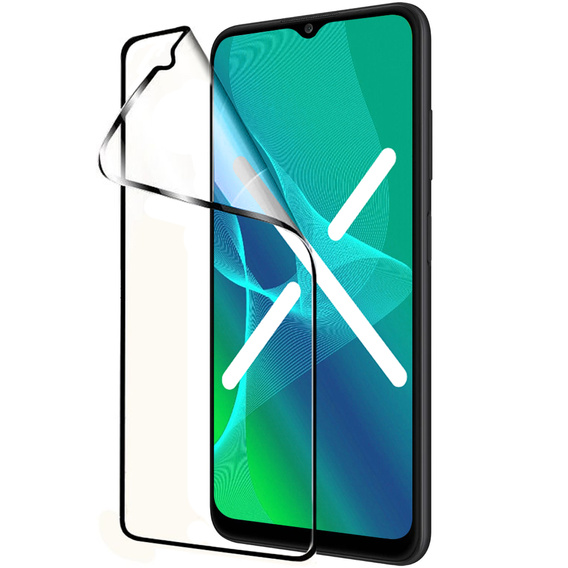 Szkło Hybrydowe 5D Full Glue Ceramic do Samsung Galaxy A02s / A03S, Black
