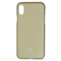 Mercury Etui Jelly TPU Case iPhone X/XS - Gold
