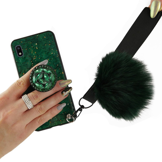 Etui Epoxy Gold Samsung Galaxy A10 - Green