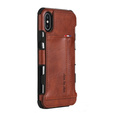 Etui Two Cards Hybrid Case iPhone XS Max 6.5 - Brown