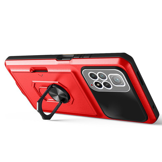 Etui Premium Kickstand do Xiaomi Redmi Note 11 / 11S, Red