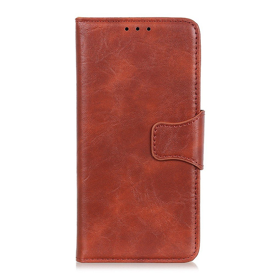 Etui skórzane Wallet  do Realme X50 Pro 5G - Brown