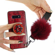 Etui Epoxy Gold Samsung Galaxy S10E - Red