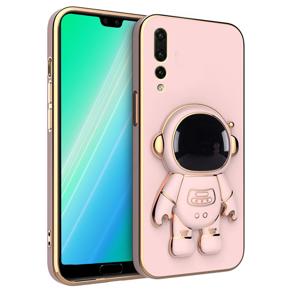 Etui do  Huawei P20 Pro, Astronaut, różowe