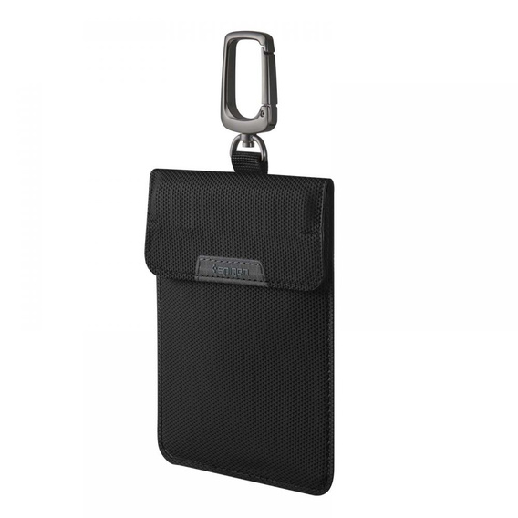 Spigen Etui pionowe Klatka Faradaya na kluczyk, kartę płatniczą, Black