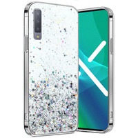 Etui do Samsung Galaxy A7 2018, Glittery, przezroczyste