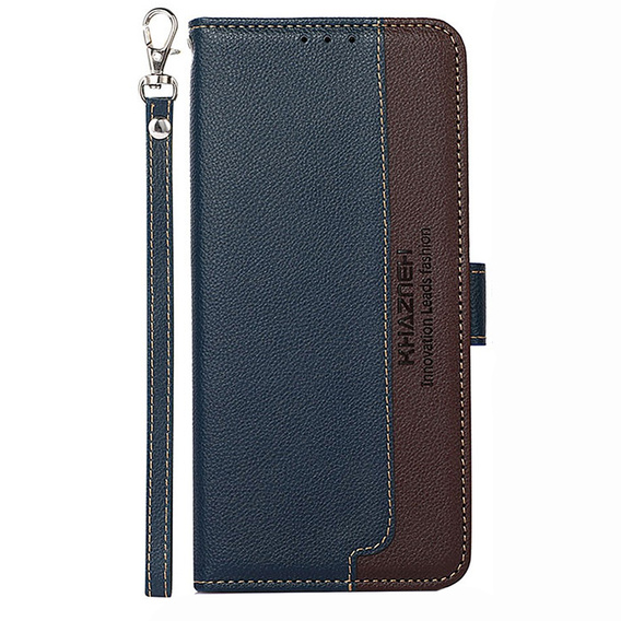 Etui Wallet do Xiaomi Poco X4 GT 5G, KHAZNEH RFID, Dual Color, Blue