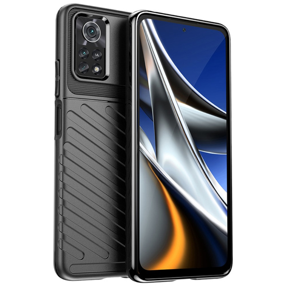 Etui do Xiaomi Poco X4 Pro 5G, Thunder, czarne