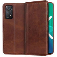 Etui Wallet do Xiaomi Redmi Note 11 Pro, Soft Leather, Brown