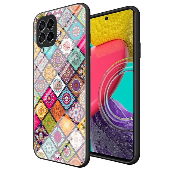 Etui Glass POP TPU do Samsung Galaxy M53 5G - Color Pattern