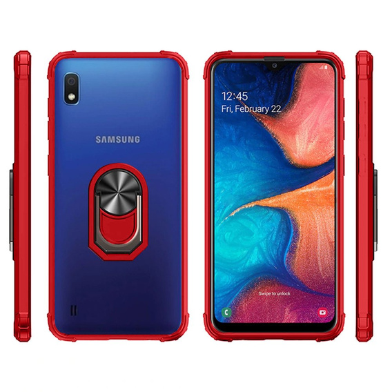 Etui Hybrid Ring do Samsung Galaxy A10, Red