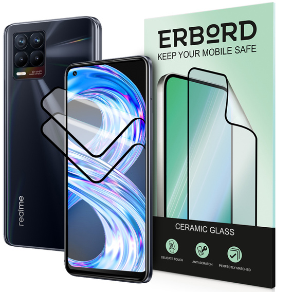 2x Szkło Hybrydowe ERBORD do Realme 8/8 Pro