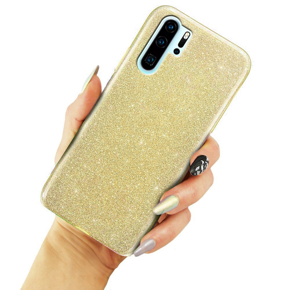 Etui Glitter Case do Huawei P30 Pro, Gold