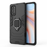 Etui do Oppo Reno 4 Pro 5G, Kickstand Ring, czarne