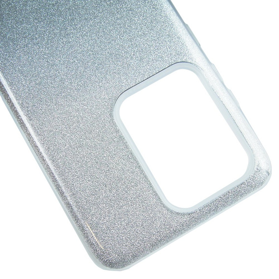 Etui Glitter Case Samsung Galaxy S20 Ultra - Silver / Black