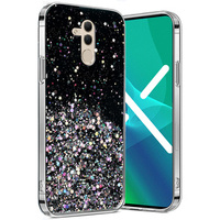 Etui do Huawei Mate 20 Lite, Glittery, czarne