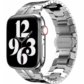 Bransoleta Stainless Segments do Apple Watch 1/2/3/4/5/6/7/8/SE/ULTRA 42/44/45/49MM, Silver