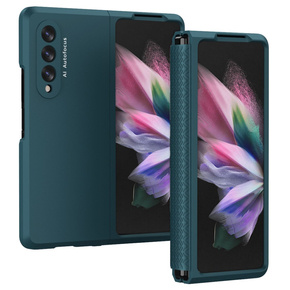 Etui Hinge Cover do Samsung do Galaxy Z Fold3 5G, ze szkłem, Green