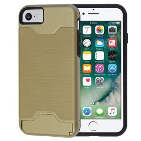 SHTL Etui Brushed KickStand Armor Apple iPhone 8/7 4.7 - Gold