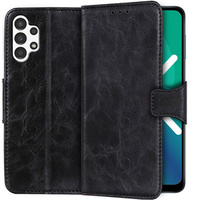 Skórzane Etui Wallet do Samsung Galaxy A13 4G, Black