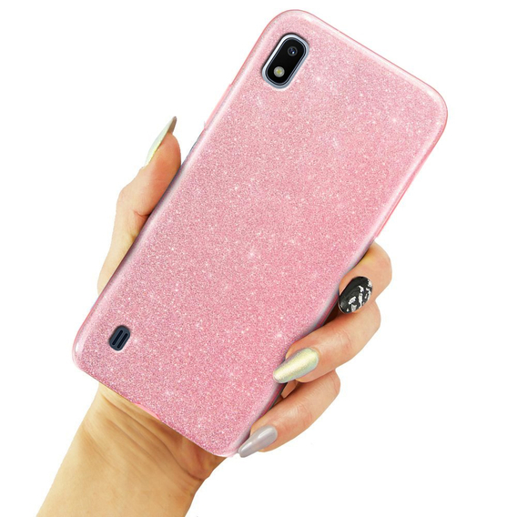 Etui Glitter Case do Samsung Galaxy A10, Pink