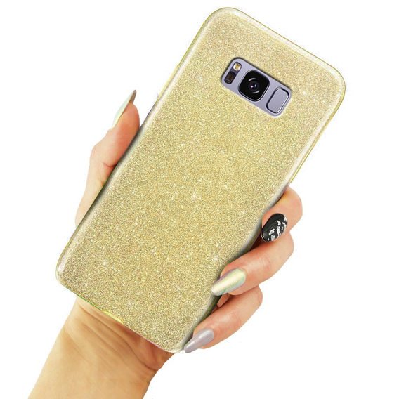 Etui Glitter Case do Samsung Galaxy S8 Plus, Gold