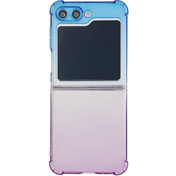 Etui Gradient Dropproof do Samsung Z Flip5, Fioletowe / niebieskie