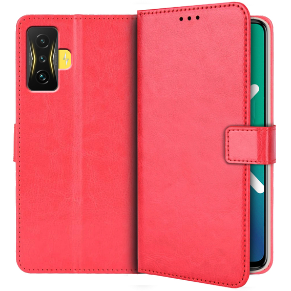 Etui Wallet do Xiaomi Poco F4 GT, Red