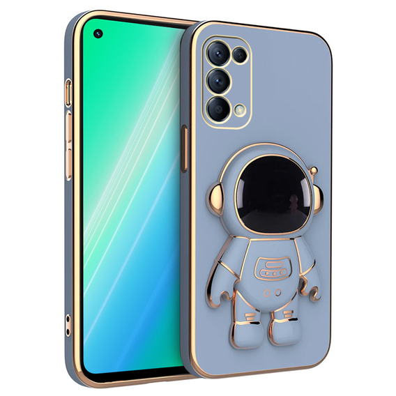 Etui do Oppo Reno5 Z/ A94 5G, Astronaut, niebieskie