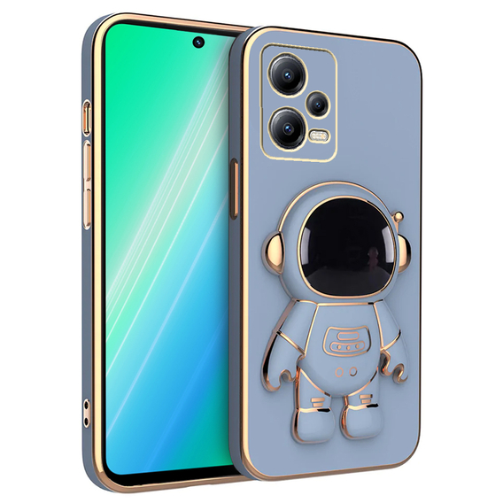 Etui do Xiaomi Redmi Note 12 5G / POCO X5 5G, Astronaut, niebieskie