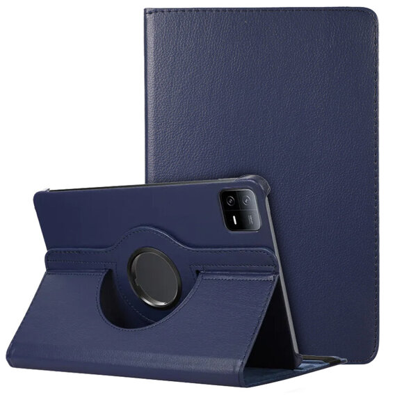 Etui do Xiaomi Redmi Pad SE 11", Obrotowe 360, granatowe