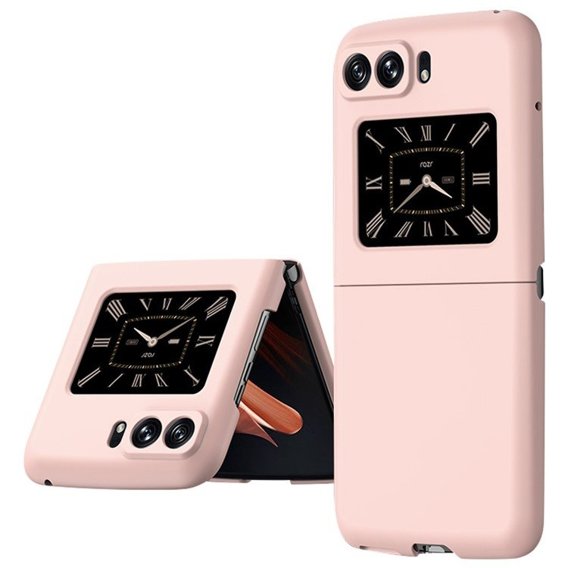 Etui silikonowe do Motorola Razr 2022 5G, PC Case, rose gold, różowe