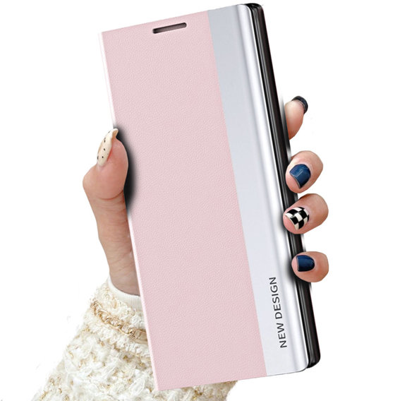 Etui z klapką do Samsung Galaxy M23 5G / M13, Side Magnetic, różowe