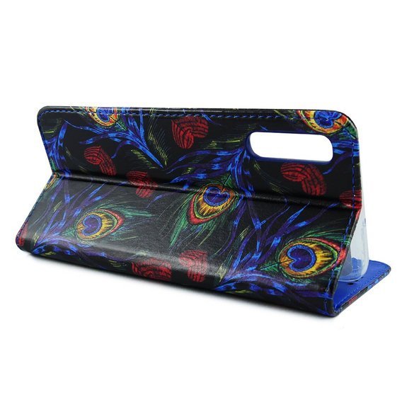 Etui z klapką do Xiaomi Mi 9 SE, Wallet, Peacock