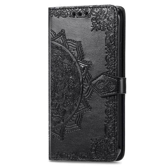 Etui z klapką do Xiaomi Poco F4 GT, Mandala, czarne