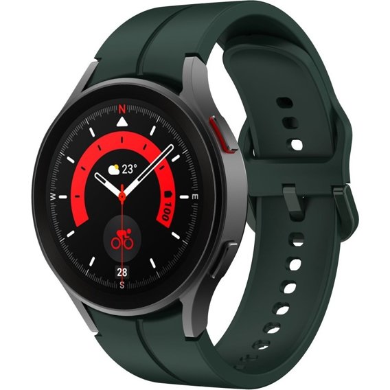 Pasek silikonowy do Samsung Galaxy Watch 4/5/6 40/42/43/44/45/46/47mm, Zielony