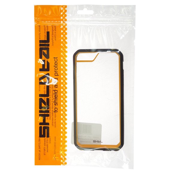 SHTL Etui Clear Hybrid Case APPLE iPhone 6/6S 4.7 - Black/Orange